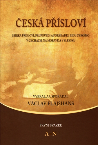Po sto letech vychází
kniha o českých příslovích