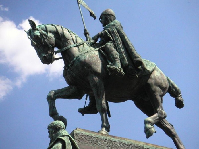 Historici nejspíš objevili
část praporce sv. Václava