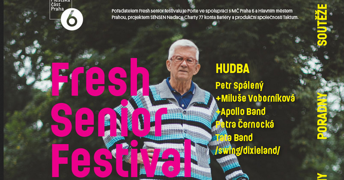 Zveme vás na Fresh senior festival:
koncerty, divadla, soutěže, přednášky
