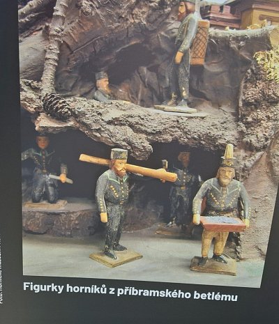 betlém s figurkami horníků