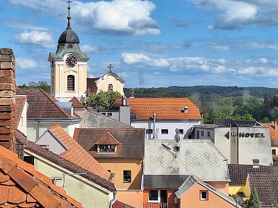 Vzácný pohled na město*