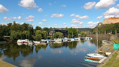 Beránci nad Vltavou, lodičky na Vltavě