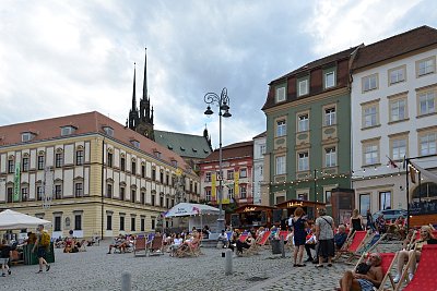 Letní podvečer pod Petrovem