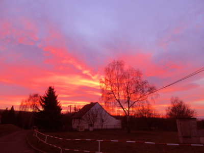 Večerní scenérie