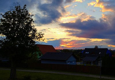 Barevné nebe.