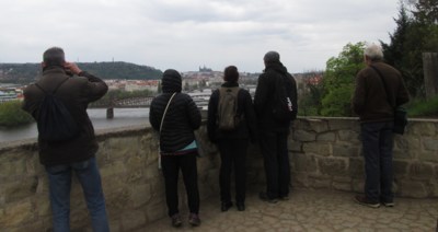 Vyšehradské pohledy-ani zima turisty neodradí